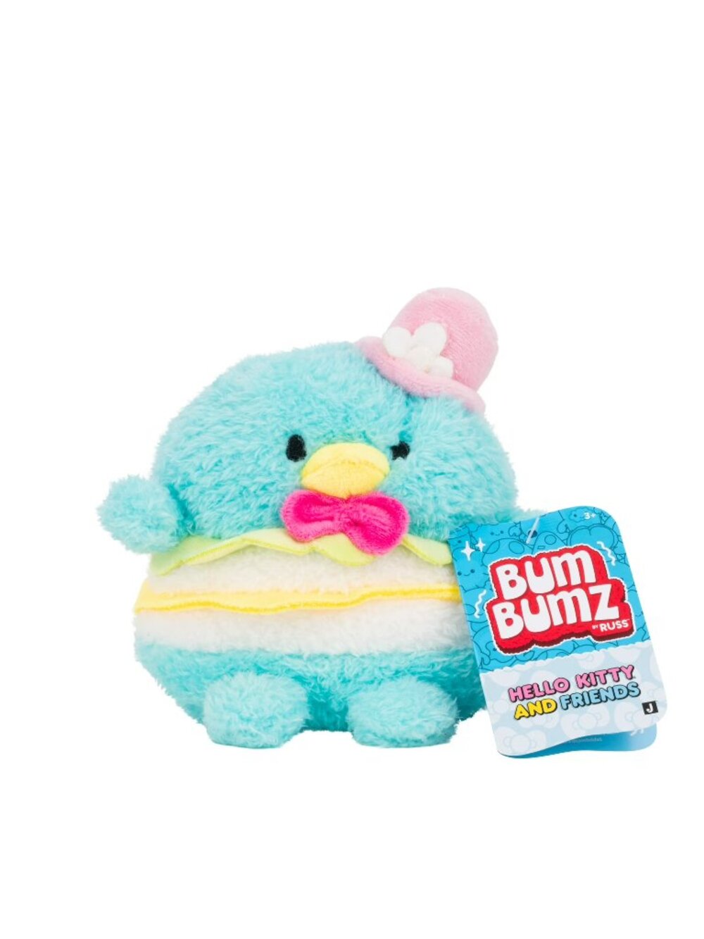 HELLO KITTY TUXEDOSAM BURGER and Friends 4.5 inch BumBumz Plush Stuffed Animal